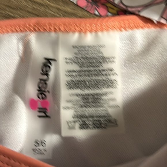 NWT Floral Pink Kids Swim Set 2 piece UPF 50 - Picture 2 of 5